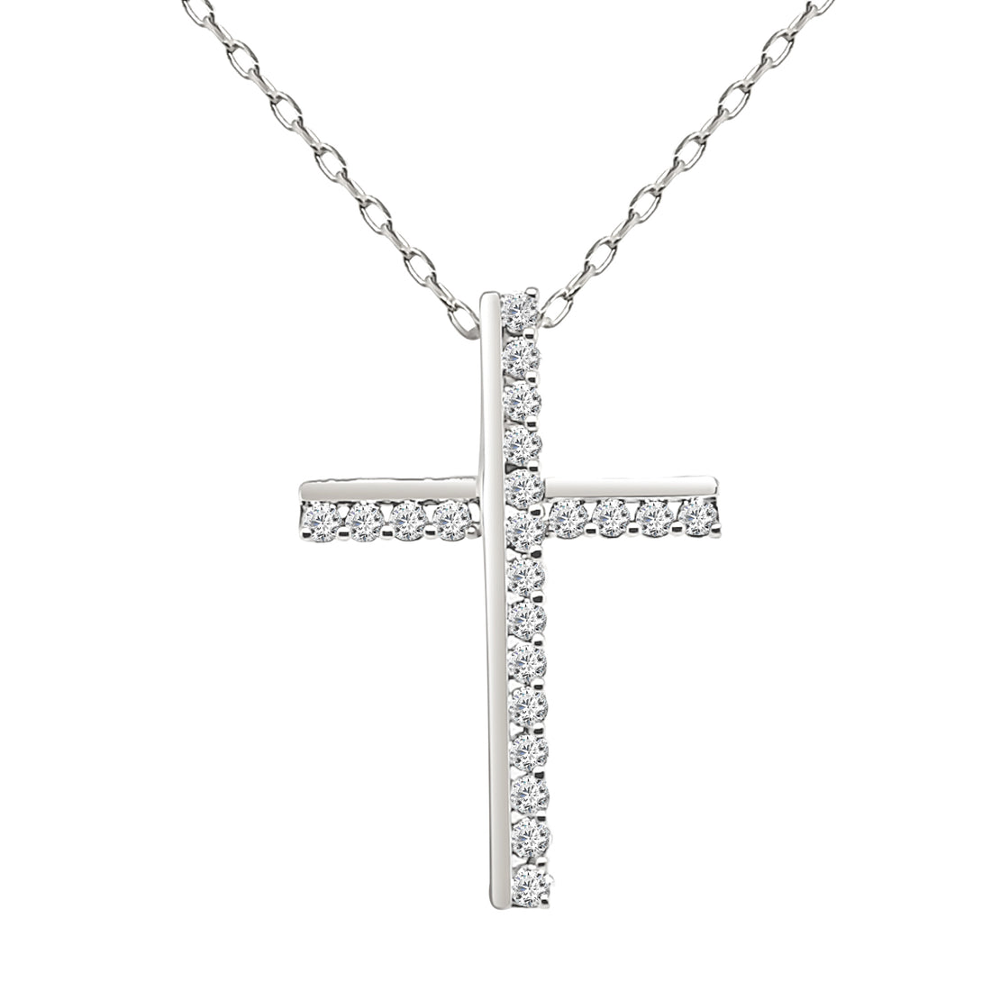 Contemporary Elegance: 10 Karat Yellow Gold Modern Bar Necklace with Natural Diamond (0.25 ct)