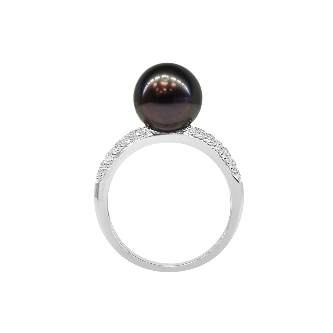 14 Karat White Gold Pearl Ring