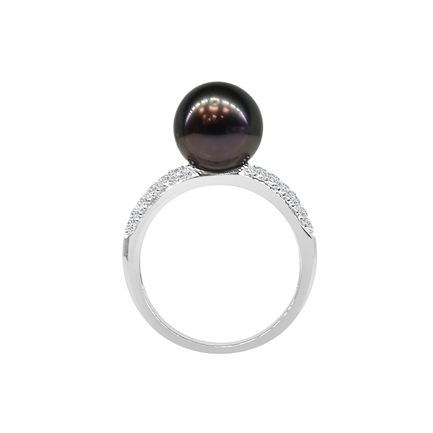 14 Karat White Gold Pearl Ring: Elegant and Sophisticated Jewelry Piece