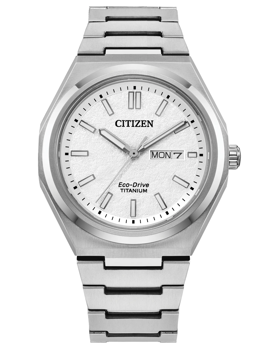 Sure, how about Citizen Zenshin Three-Hand Titanium Men&