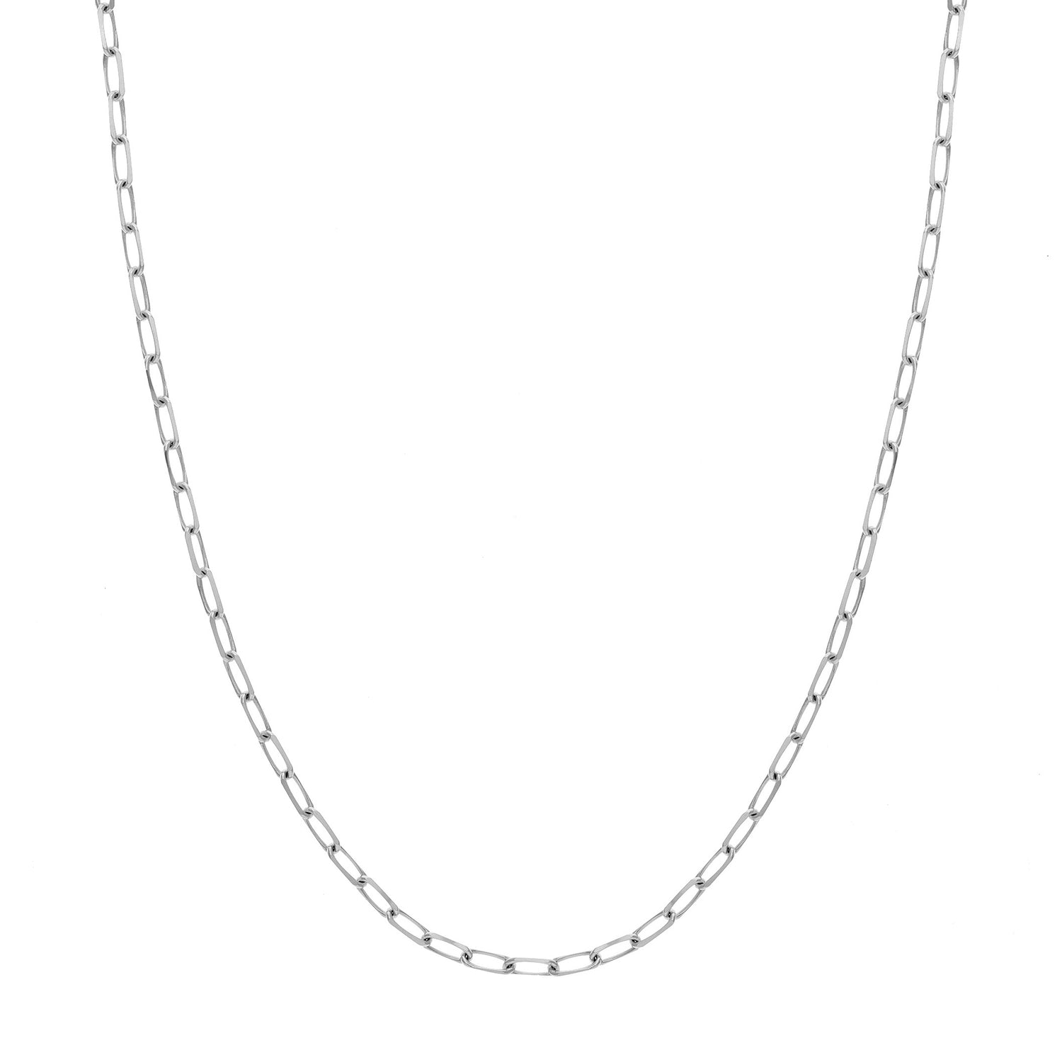 Chainlink Paperclip: Sterling Silver Statement Necklace