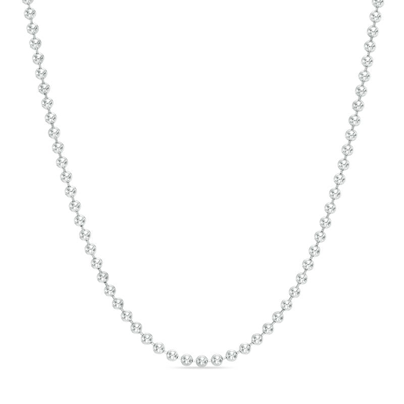 Handcrafted Beaded Chain Bracelet in Sterling Silver