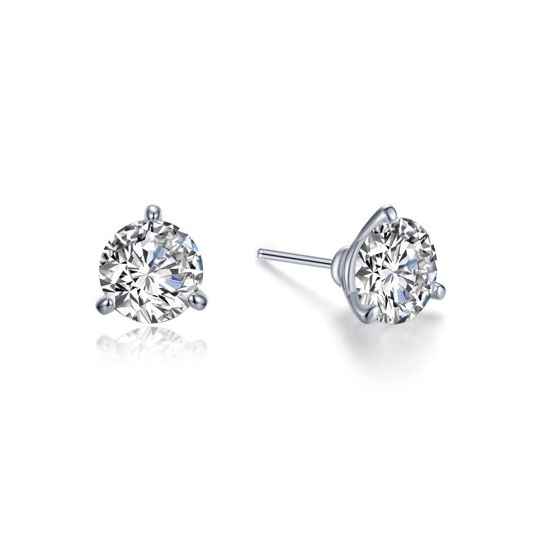 Sure! How about Sterling Silver Lassaire Solitaire Studs in Martini Setting - 2 Carats?