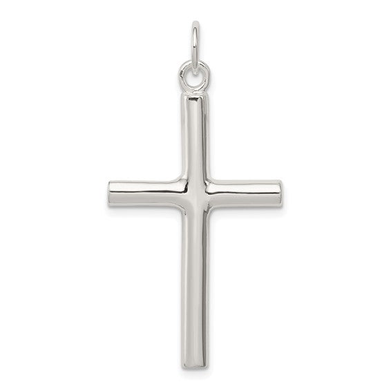 Sterling Silver Latin Cross Pendant Necklace