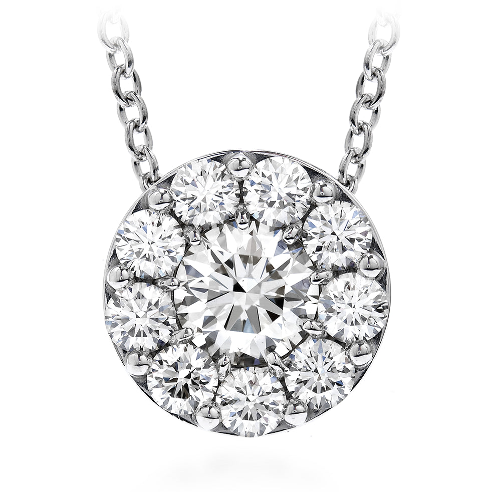 Elegant Fulfillment: 18 Karat White Gold Necklace with Natural Diamond (0.26 CT)