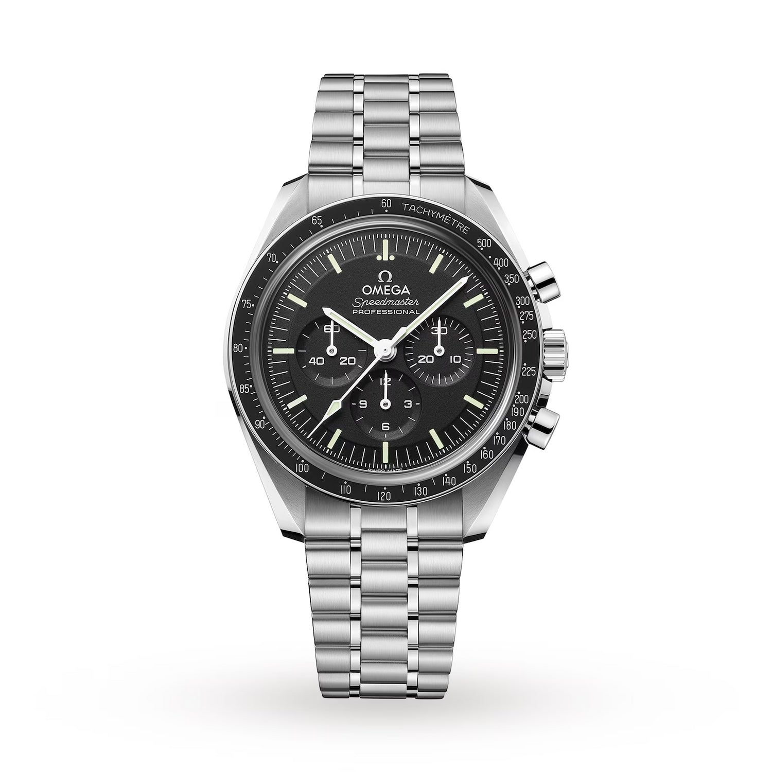 Omega Speedmaster Hesalite Luxury Stainless Steel Watch