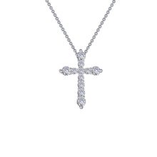 Platinum Coated Sterling Silver Lassaire Round Shape Necklace - 0.67 Carat