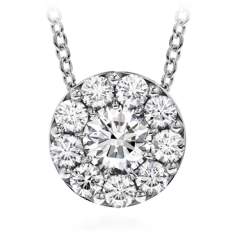 0.50 ct Natural Diamond Necklace in 18 Karat White Gold - Exquisite Fulfillment
