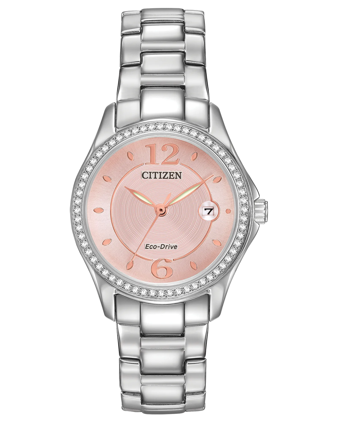 Ladies Citizen Silhouette Crystal Stainless Steel Watch