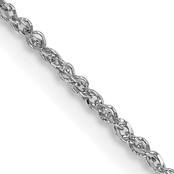 14 Karat White Gold Chain Necklace