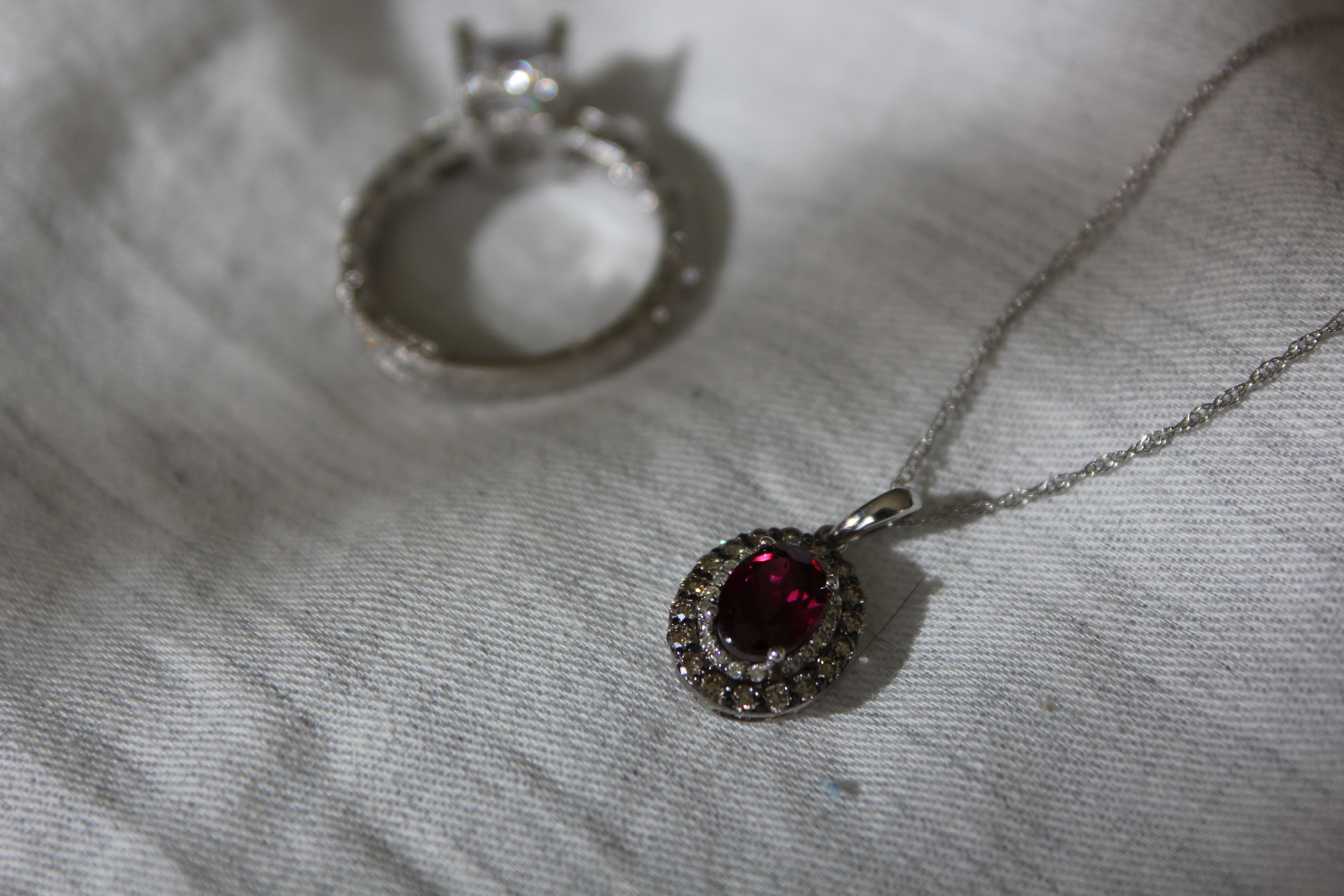 Diamond pendant necklace for custom jewelry inspiration