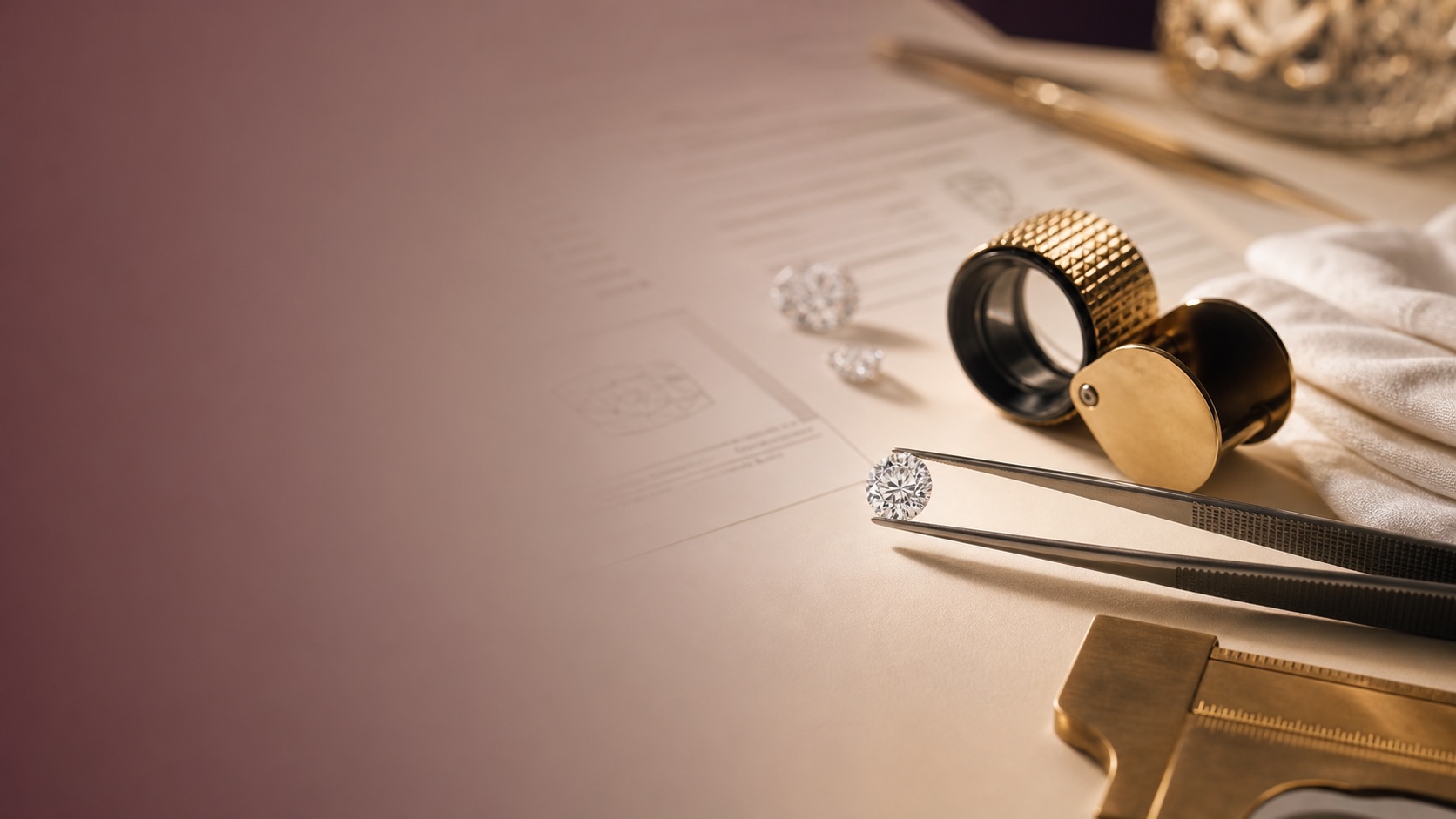 American Gem Society trust background for A&J Jewelers