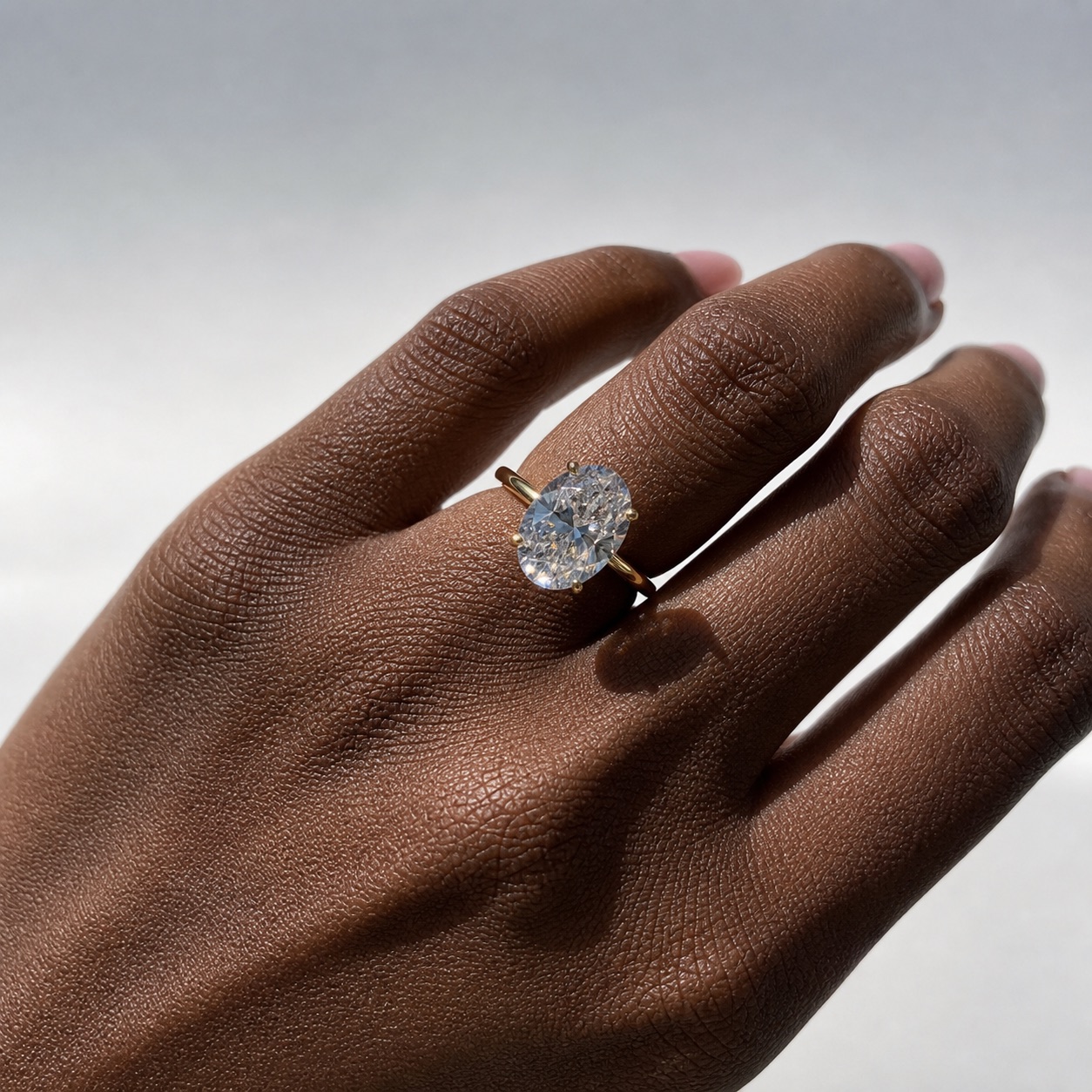 Solitaire engagement ring at A&J Jewelers
