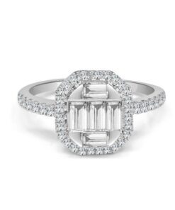 Mosaic Vintage 0.50 Carat Diamond Engagement Ring