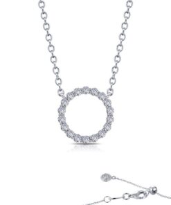 Lafonn Open Circle 1.15 Carat Lassaire Necklace