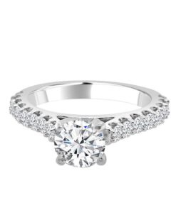 Raised Solitaire Engagement Mounting