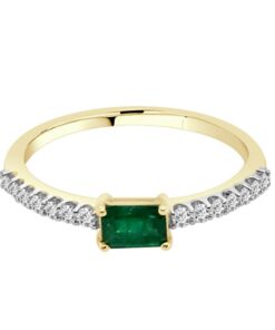 0.36 Carat Emerald Ring