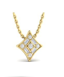 Mosaic Star 0.35 Carat Diamond Necklace
