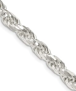 Diamond Cut Rope 22 Inch Chain