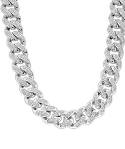 Iced Out Cuban 24 Inch Necklace