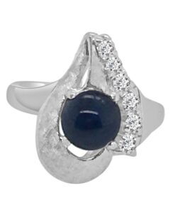 Size 2 Ladies Blue Sapphire Ring
