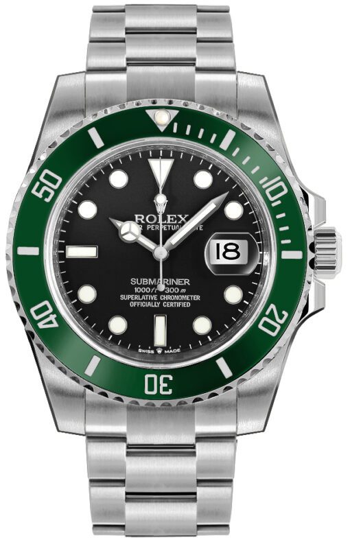 Submariner Oyster Starbucks 126610LV 40mm Fluted Band Box and Papers Included Bezel