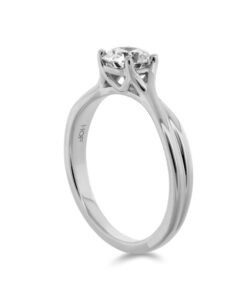 Simply Twist Solitaire 0.46 Carat Engagement Ring