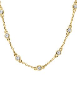 Station 1.00 Carat 18 Inch Necklace