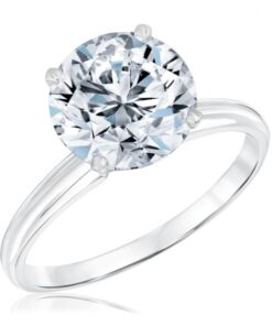 Solitaire 3.01 Carat Round Engagement Ring