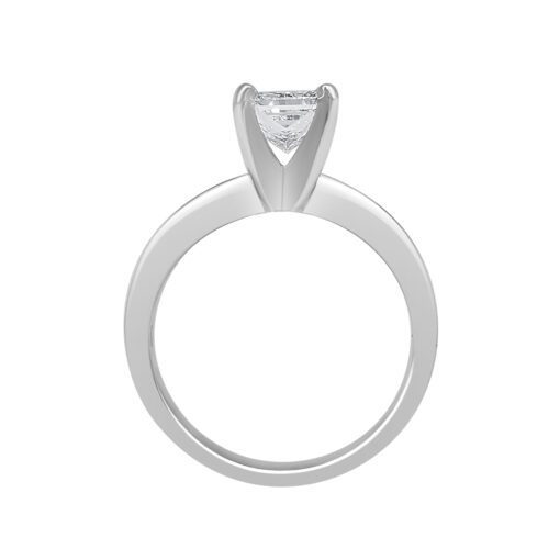 F/si1 Solitaire 1.01 Carat Princess Engagement Ring