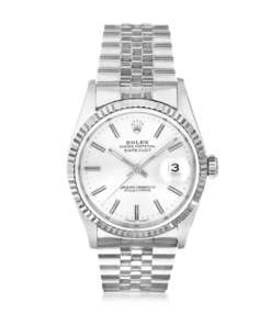 Date Just Jubilee White Dial 16030 36mm Fluted Band