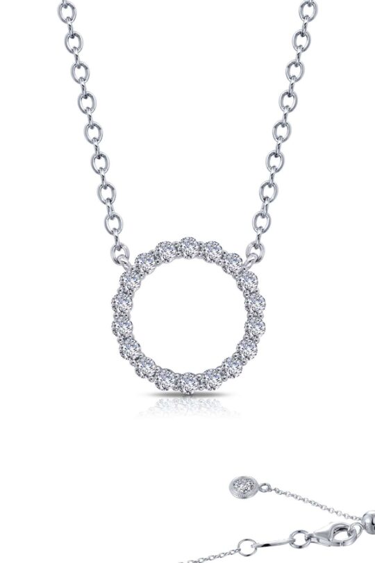 Open Circle 1.15 Carat Necklace