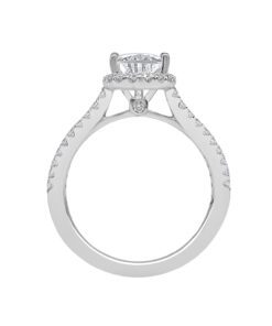 Pear Halo Engagement Mounting