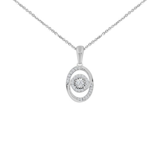 Intertwined Pendant 0.25 Carat Necklace