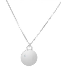 Disc 0.02 Carat 18 Inch Necklace