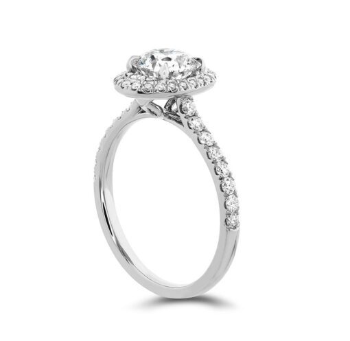 Oval Juliette Halo Engagement Mounting