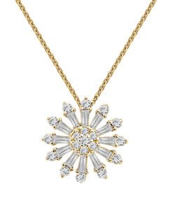Starburst Cable 1.00 Carat Necklace