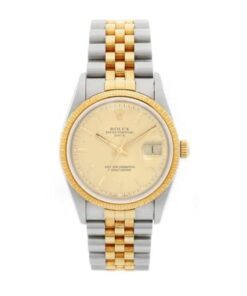 Rolex Oyster Perpetual Date 15223 34mm Two-Tone Jubilee Band Fluted Bezel