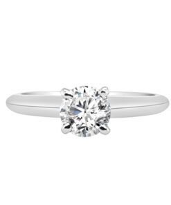 Solitaire 0.50 Carat Round Engagement Ring