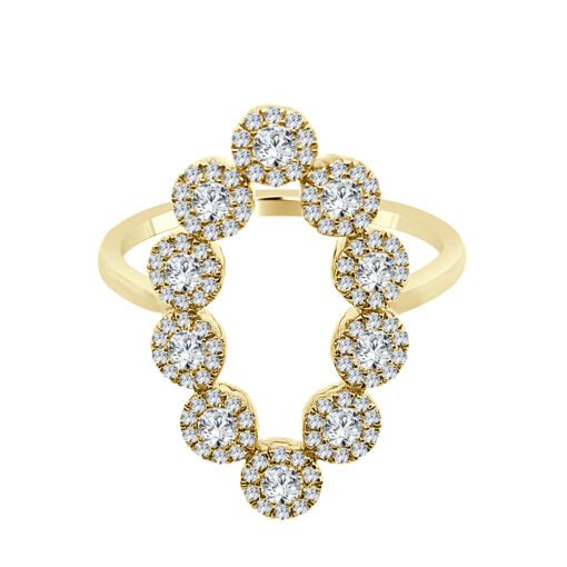 Marquise Shape Open 0.72 Carat Ring