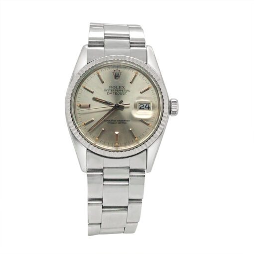 Rolex Date Just 16014 36mm Oyster Band Fluted Bezel