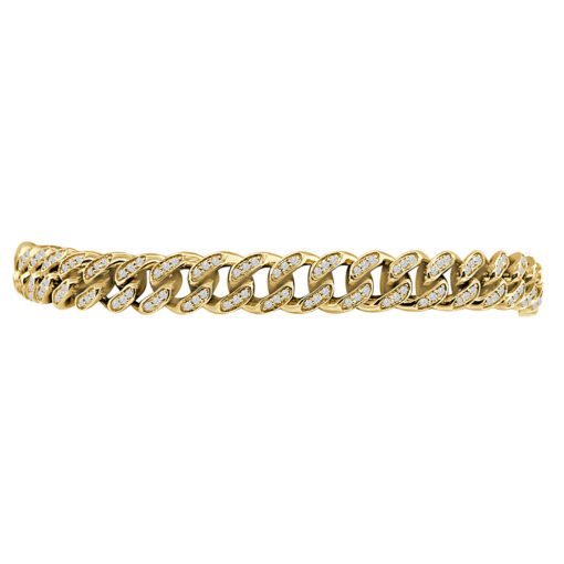 Pave Curb 1.59 Carat Bracelet