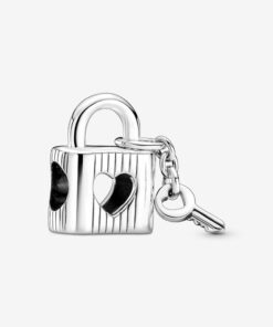 Lock And Heart Key Charm