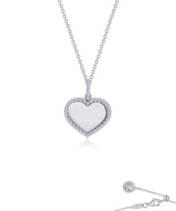 Halo Heart 0.53 Carat 20 Inch Necklace