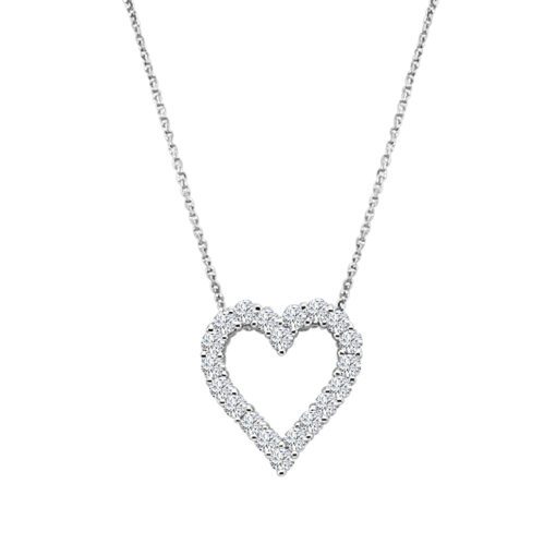 Heart 0.76 Carat Necklace