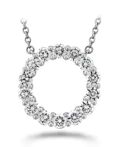 Circle 1.03 Carat 16-18 Inch Necklace