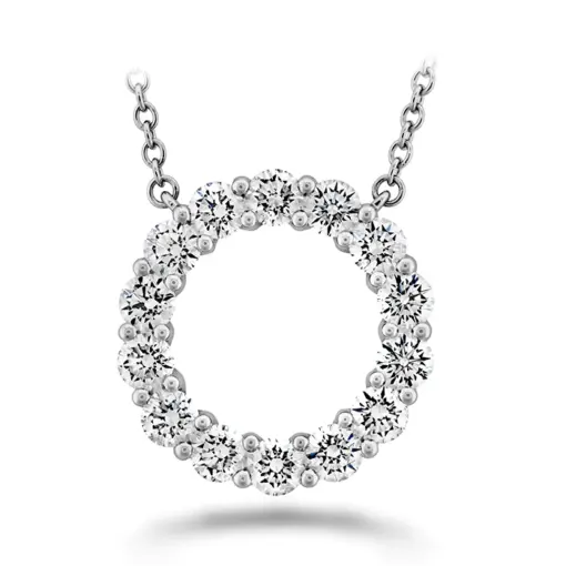 Circle 1.03 Carat 16-18 Inch Necklace