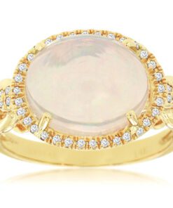 Oval Halo Link Ladies 3.00 Carat Ring