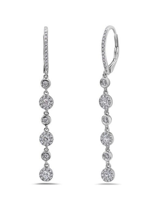 Drop 0.71 Carat Diamond Earrings