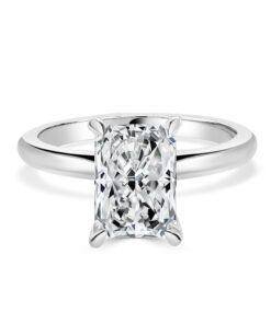 2.00 Carat Radiant Lab Diamond Engagement Ring
